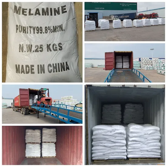 Melamine 99.5% 99.8% White Powder Resin [Raw Material Chemicals]